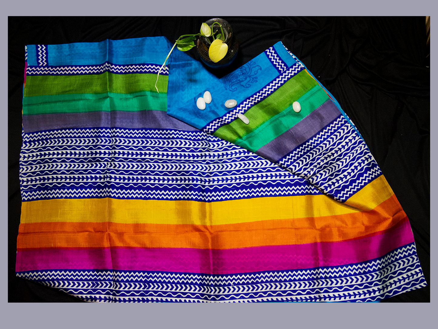 Blue Saree
