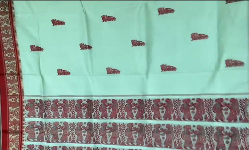 Soft Gorod Saree with thread work