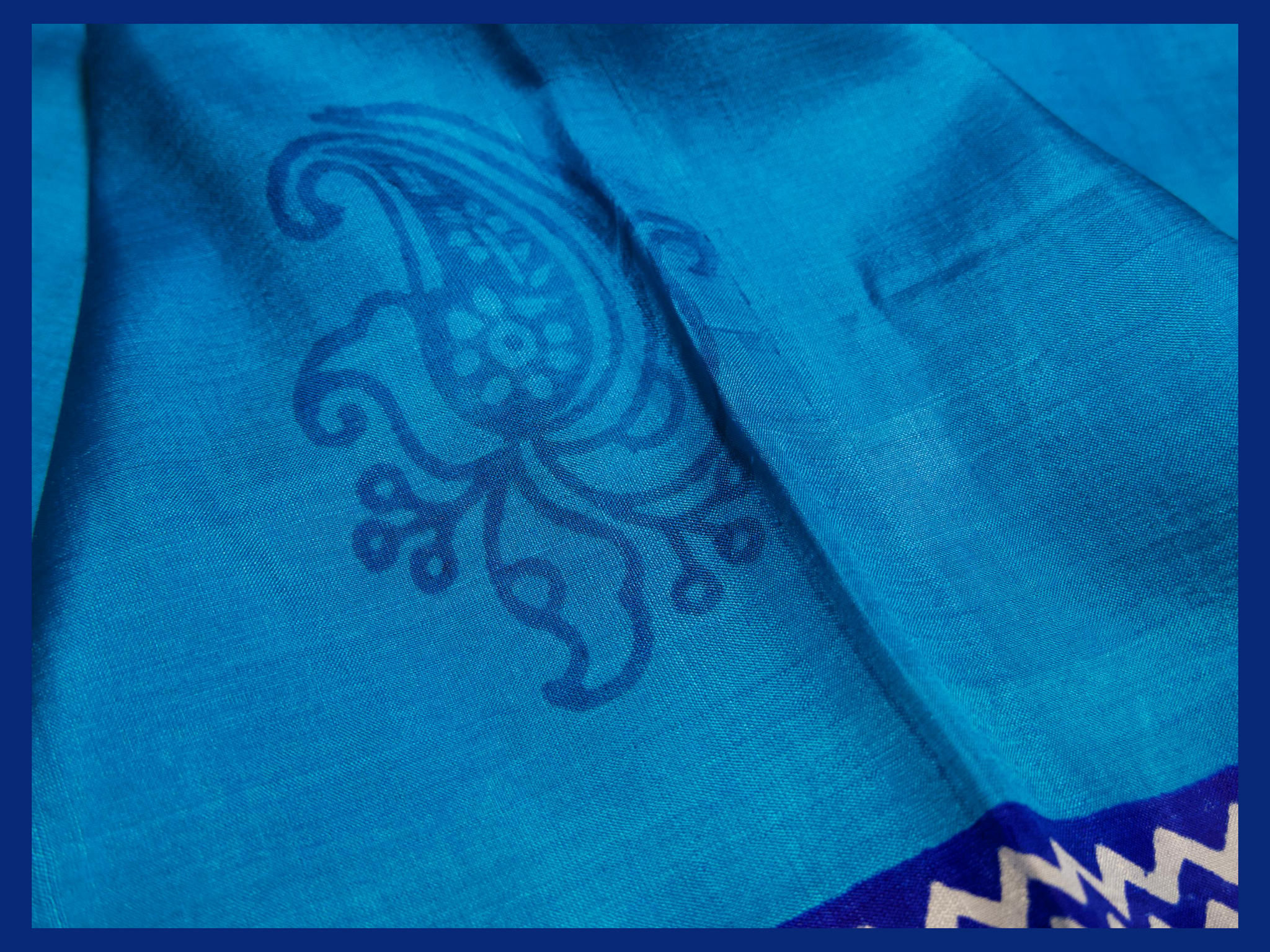 Blue Saree